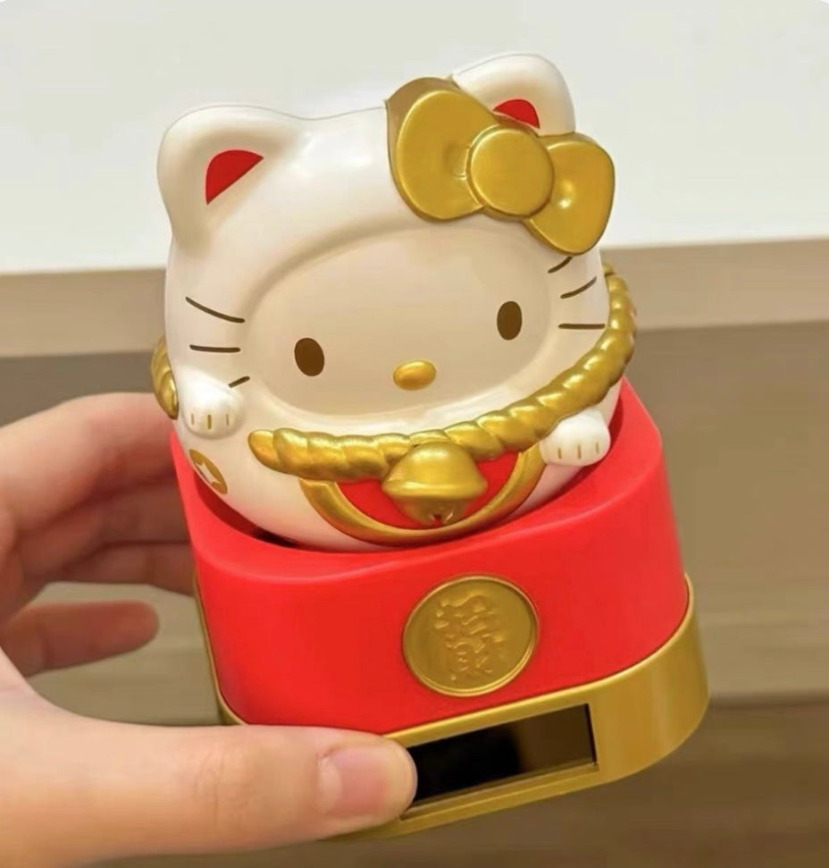 リオキャラクターズ 招き猫に光動楽シリーズ ブラインドボックス フィギュア かわいい トレンドトイ 置物 ギフト