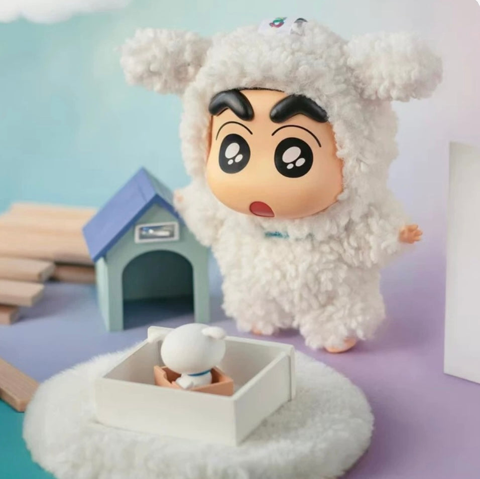 クレヨンしんちゃん 着せ替えパーティー ビニールドール/ぬいぐるみ キーホルダー/フィギュア