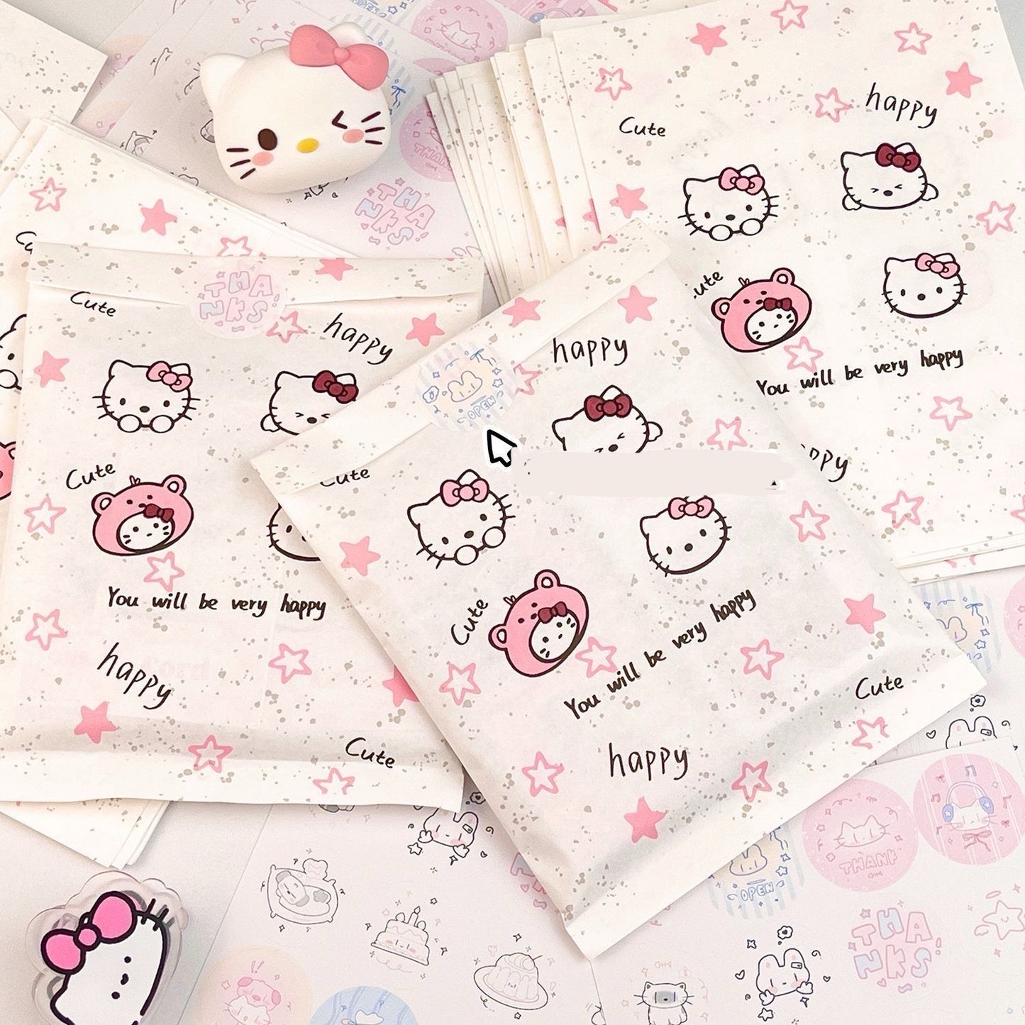 キャラクターカートゥーン包装袋100pcs