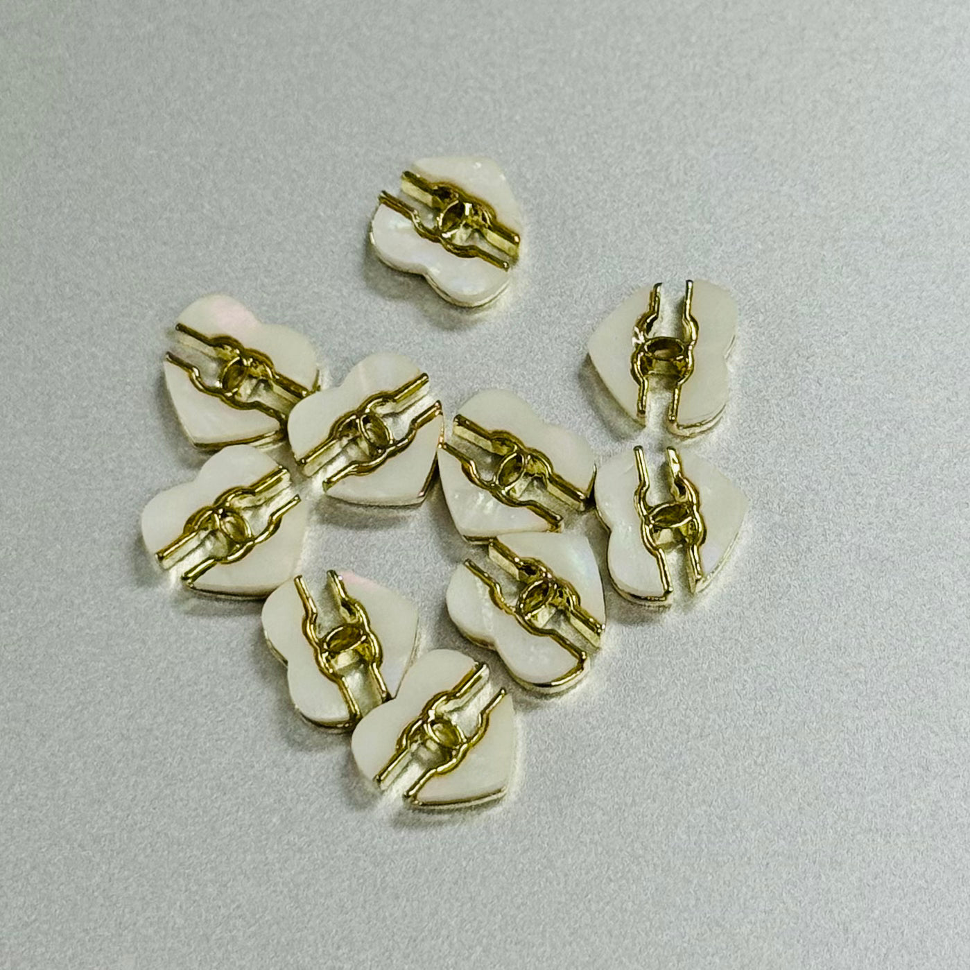 秘密金属ネイルアクセサリー10pcs