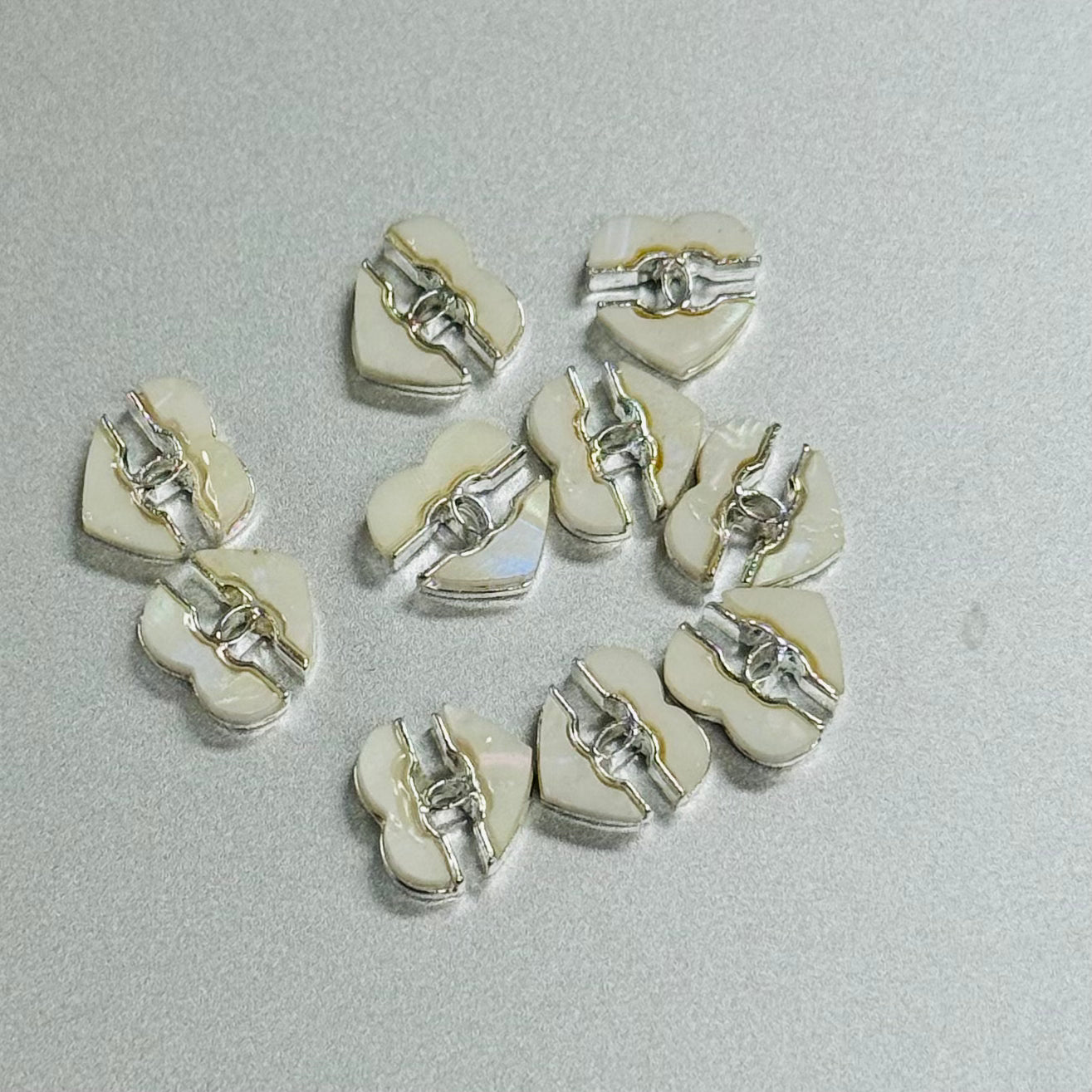 秘密金属ネイルアクセサリー10pcs
