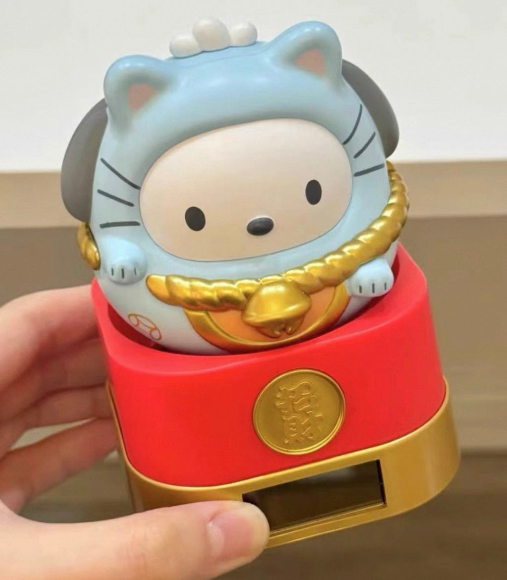 リオキャラクターズ 招き猫に光動楽シリーズ ブラインドボックス フィギュア かわいい トレンドトイ 置物 ギフト