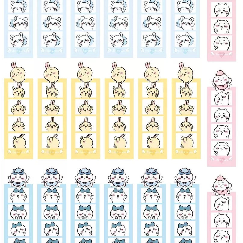 12.4x4cmキャラクターのアクリルブックマーク（10pcs-2種類から選べます）