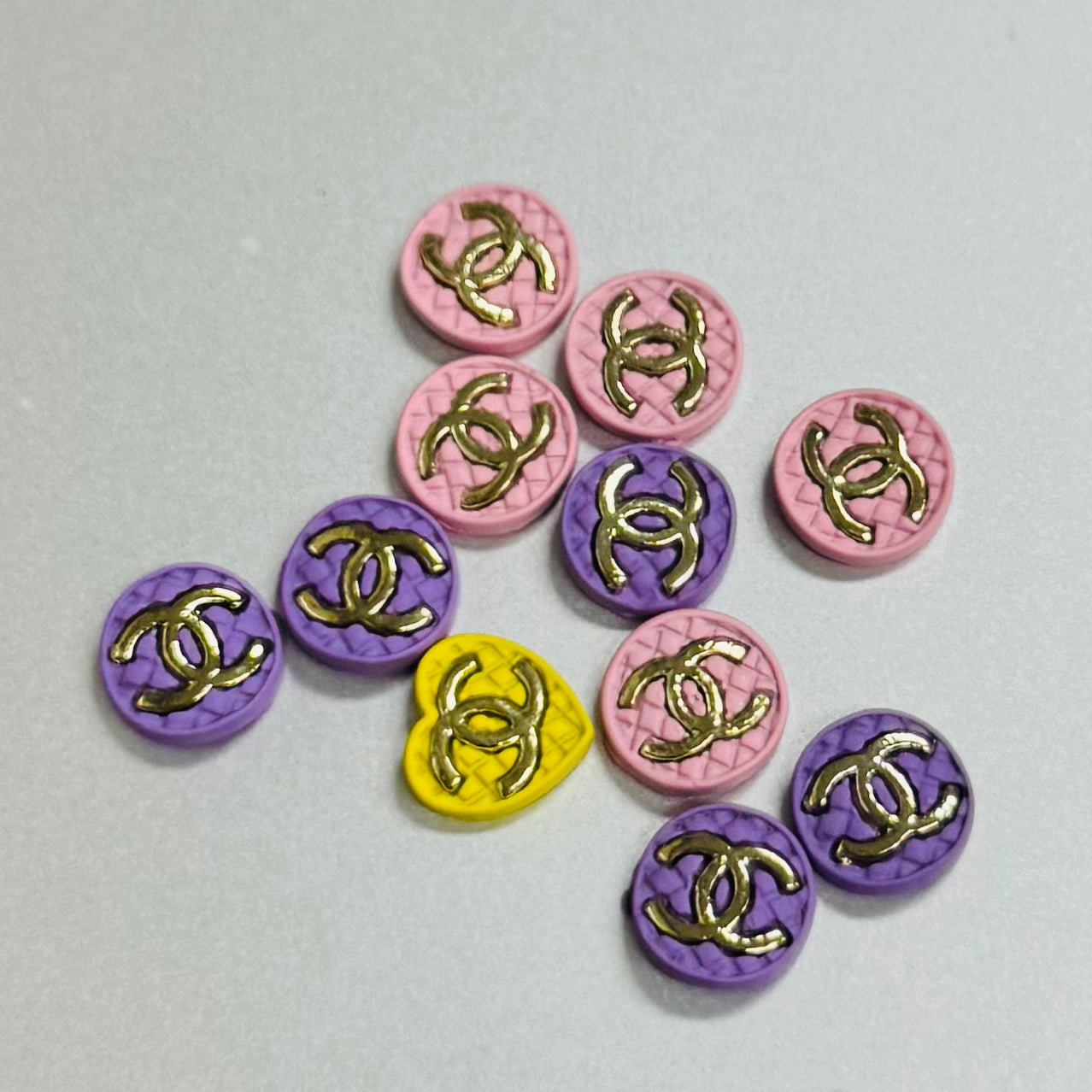 秘密金属ネイルアクセサリー10pcs