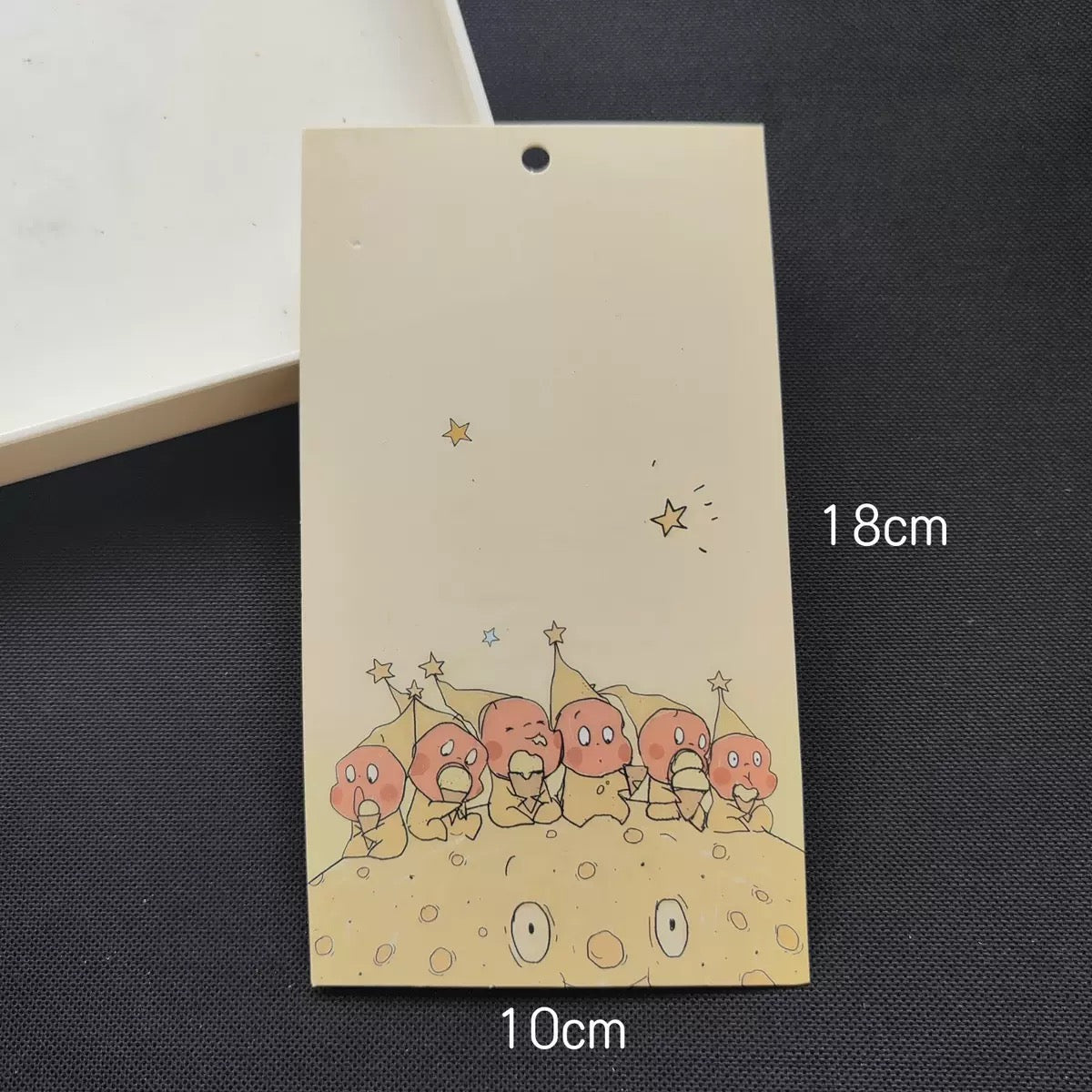 10pcs/10x18携帯電話ストラップバックカード