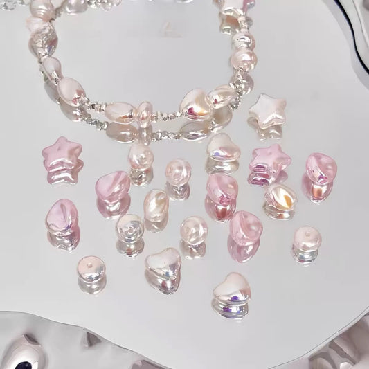 バロック異形幻彩の真珠10pcs/バッグ