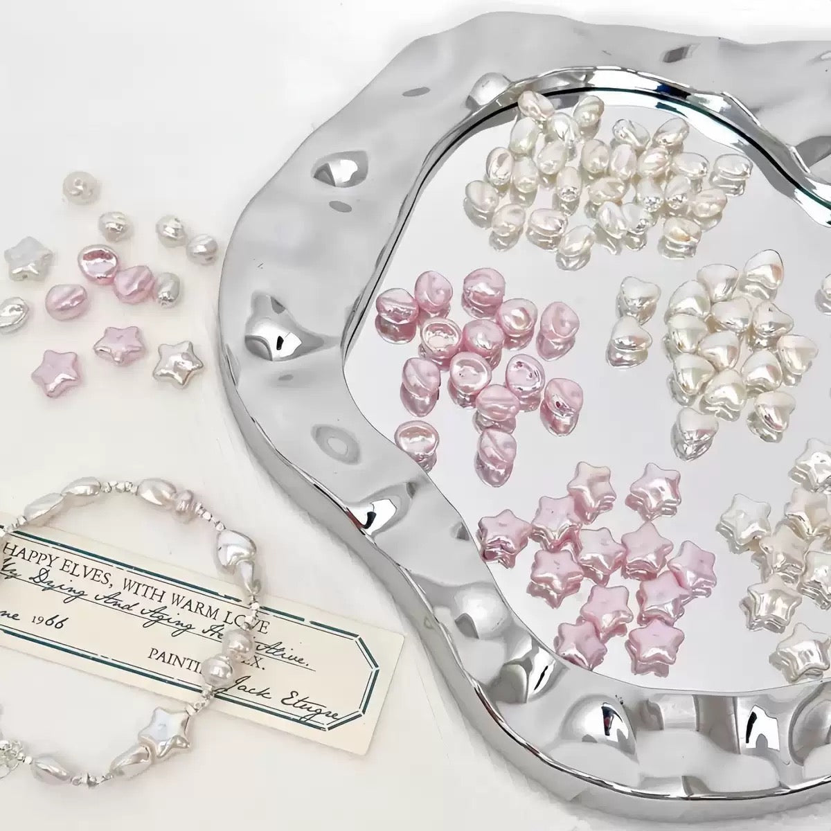 バロック異形幻彩の真珠10pcs/バッグ