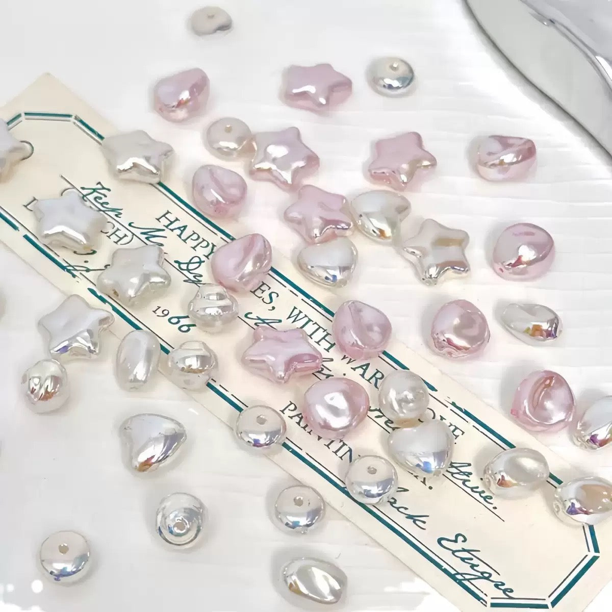 バロック異形幻彩の真珠10pcs/バッグ