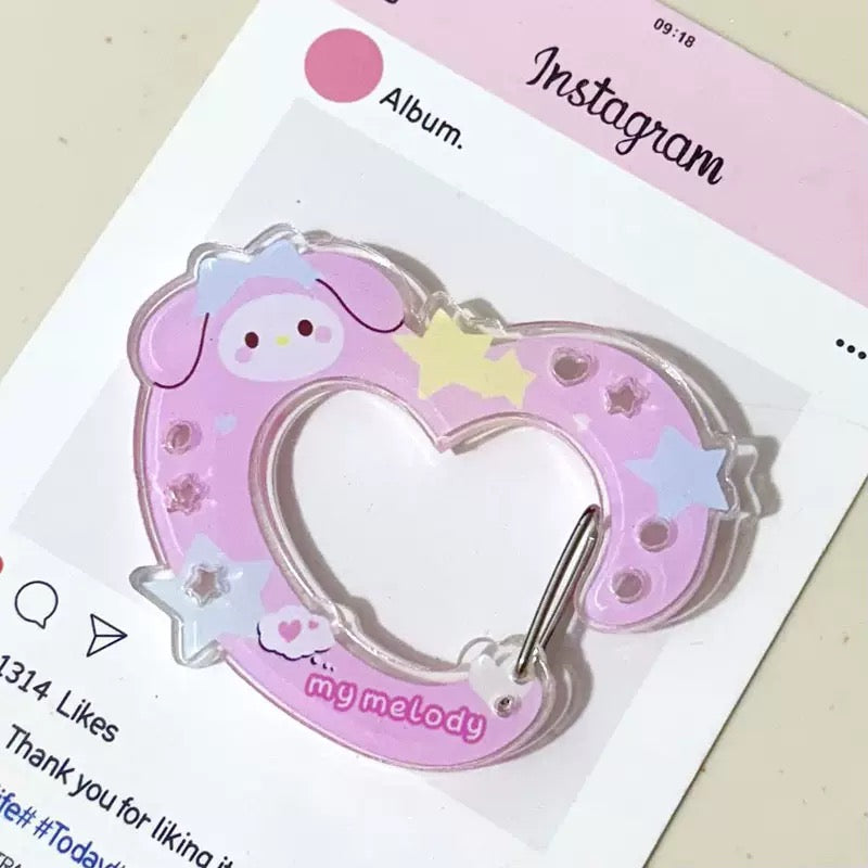 アクリル異形多機能キーホルダー see