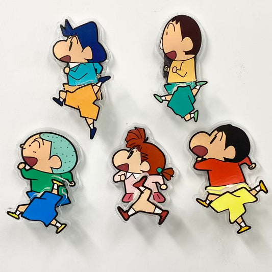 クレヨンしんちゃんファミリー回転マグネット（くるりん足回り）