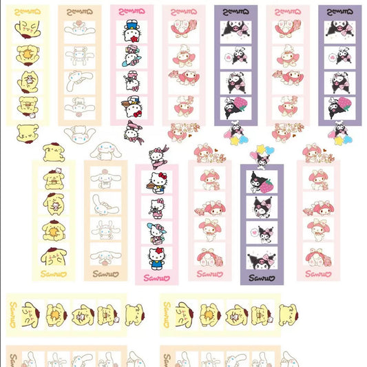 12.4x4cmキャラクターのアクリルブックマーク（10pcs-2種類から選べます）