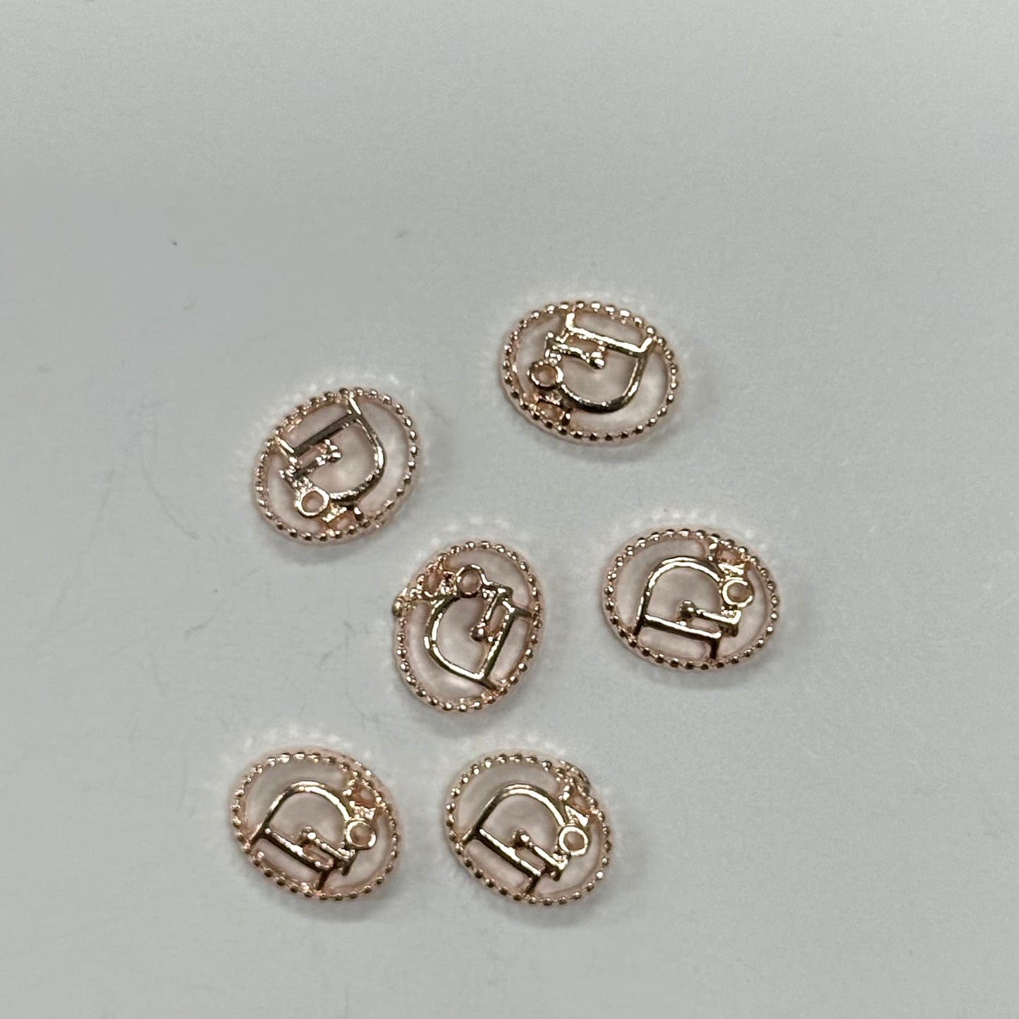 秘密金属ネイルアクセサリー10pcs