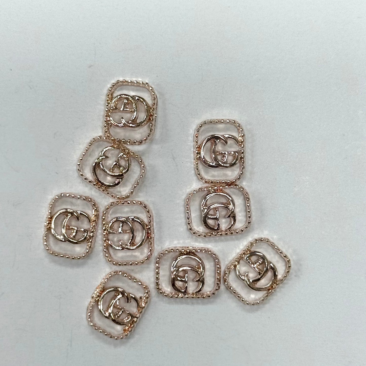 秘密金属ネイルアクセサリー10pcs