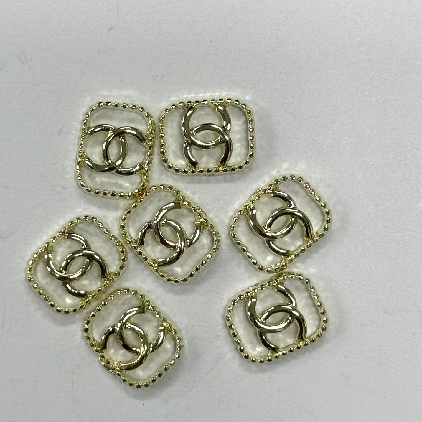 秘密金属ネイルアクセサリー10pcs