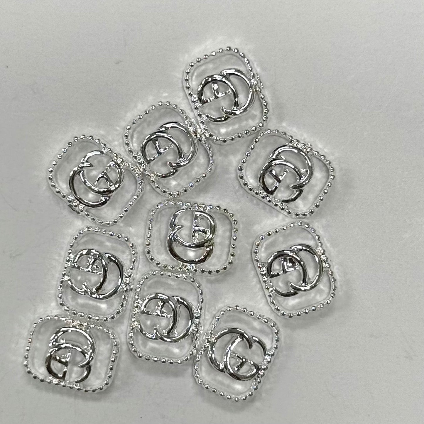 秘密金属ネイルアクセサリー10pcs
