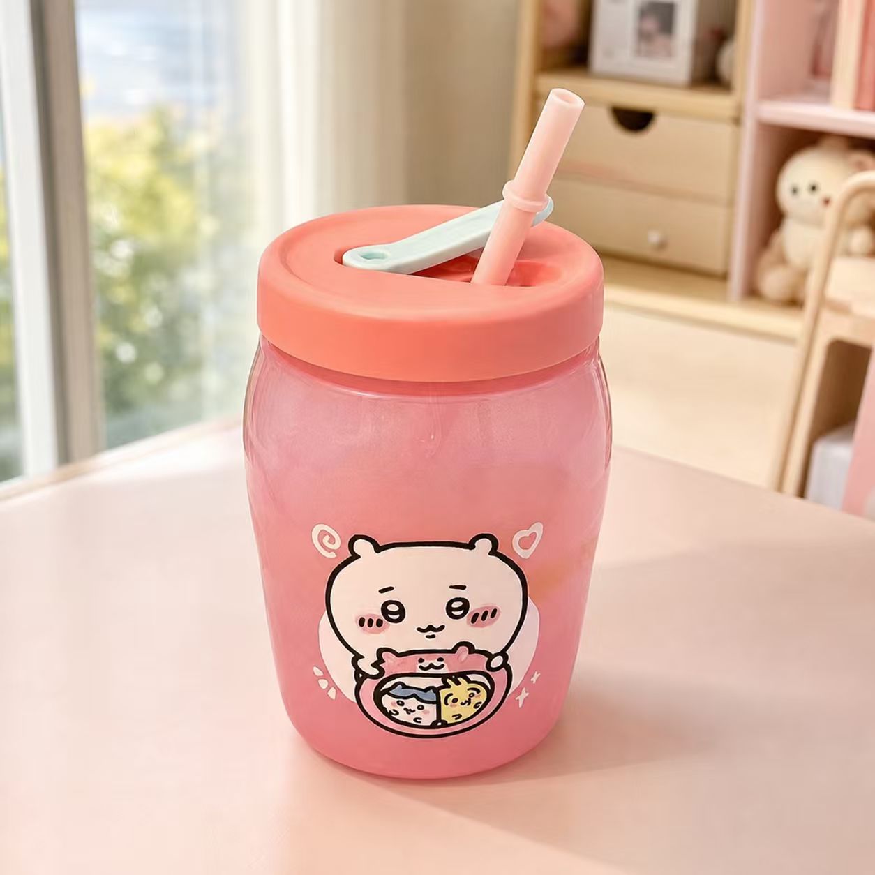 550ml キャラクターデザイン ストローマグ｜広口・持ち運びに便利