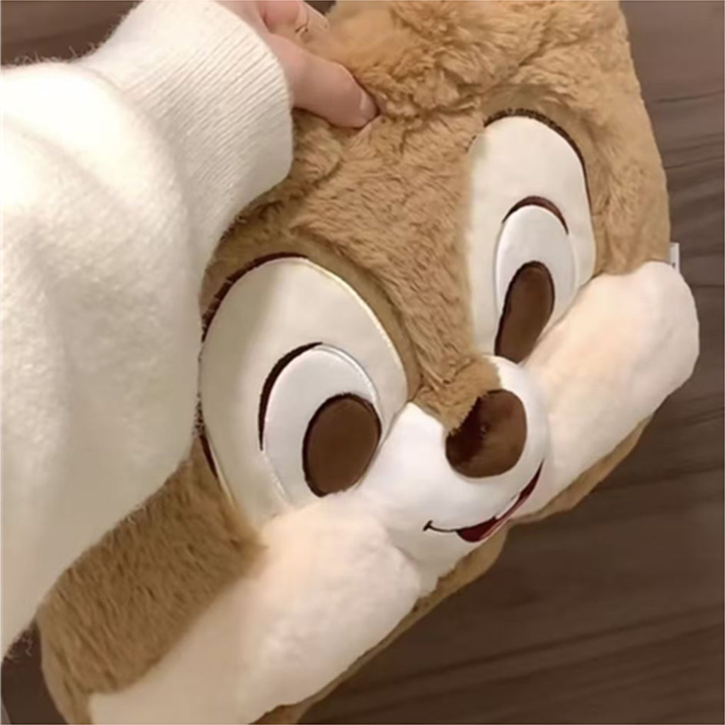 チップ＆デール もこもこフェイスショルダーバッグ